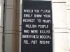 Plaque on the Stupa at Choeung Ek