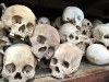 Skulls of some of the victims at the Choeung Ek Killing Fields