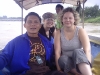 Longtail boat to the elephant camp