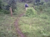 Walking in to the village