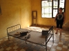 Prison Cell at Tuol Sleng Genocide Museum